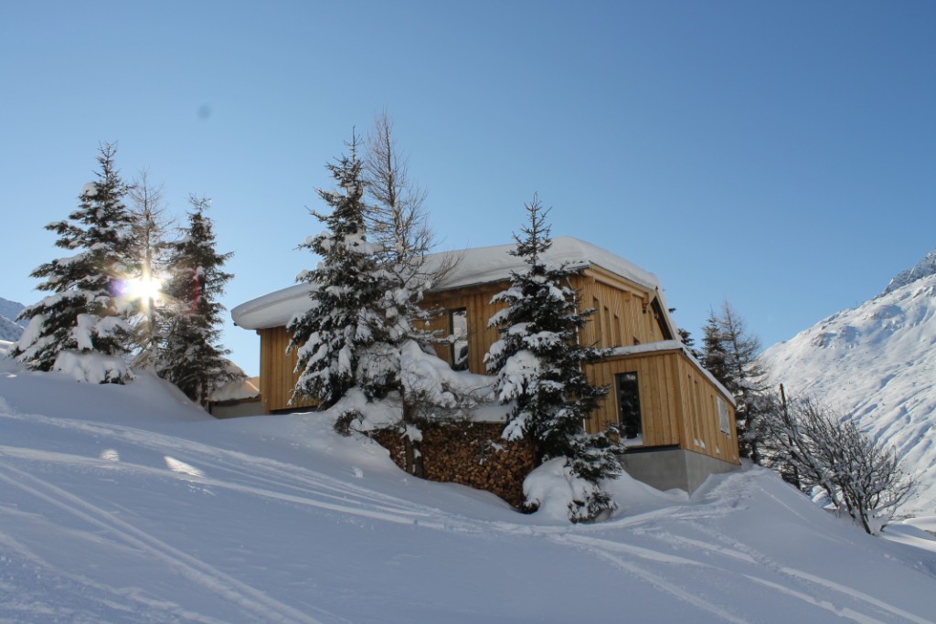 Hostel im Schnee