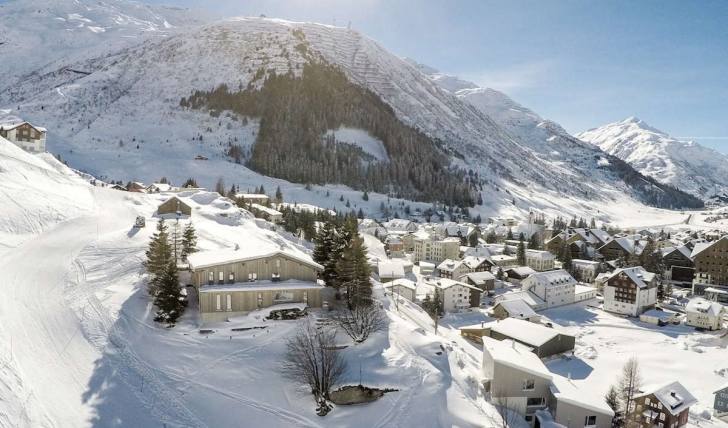 Winter an der Skipiste Unterkunft